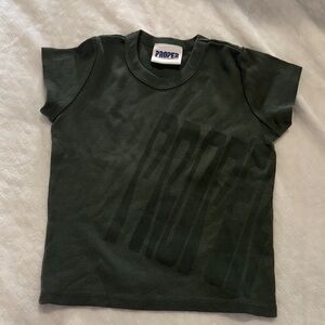 Proper Forest Green Graphic Tee